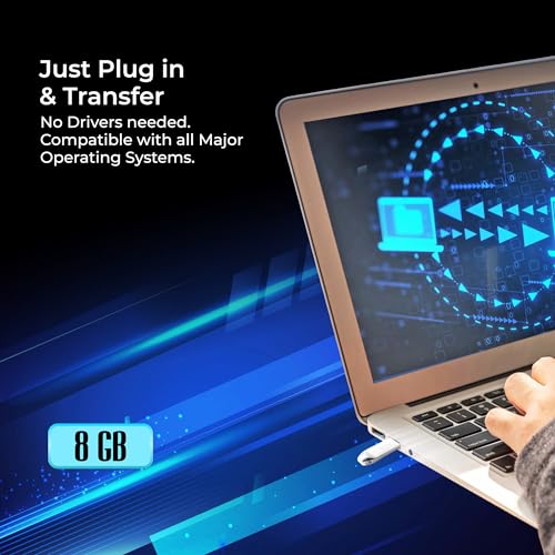 Image of Digitek (Dud 8GB 2.0V) 8GB USB 2.0 U Disk Flash Drive, High Speed Read & Write Pen Drive, Magnetic, X-Ray & Temperature Resistant, Compatible with Windows & Mac OS