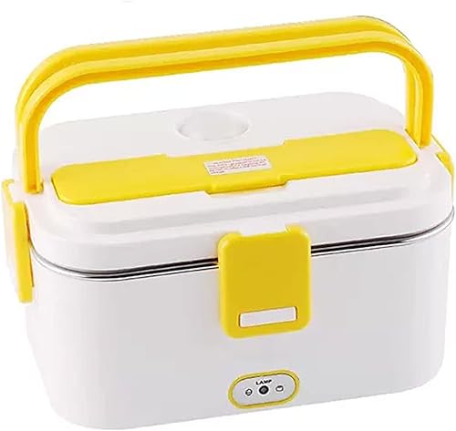 Miniatura 9 de Fiambrera eléctrica de 60 W, calentador de alimentos 3 en 1 (gran capacidad de 1.8L) para coche/camión/hogar/oficina, lonchera térmica con bolsa de