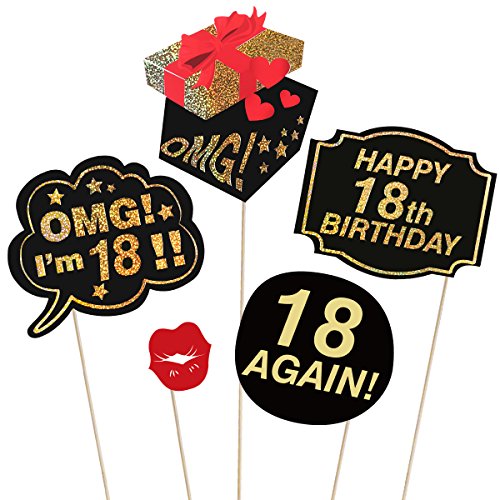 Luoem Party Photo Booth Props (18Th Birthday) #TOP3