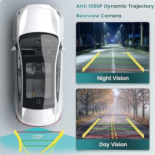 Image of GreenYi AHD 1080P Dynamic Trajectory Trunk Handle Backup Camera, for BMW 3 5 Serise X1 X3 X4 X5 F10 F11 F25 F30 F31 E60 E61 E70 E71 E72 E82 E84 E88 E90 E91 E92 E93 2011-2015, Reverse Rear View Cam