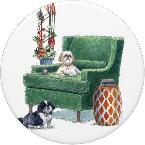 Miniatura 3 de Regalo para los amantes de los perros Shih Tzu, el mejor regalo para los amantes de Shih Tzu PopSockets PopGrip intercambiables