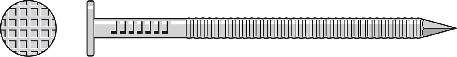 Simpson Strong-Tie T3SN7B Ring-Shank Siding Nail, 1-1/4 Inch x .083 Inch 14 Gauge, Full Round Head, Diamond Point, Type 316 Stainless Steel (Pack of 11750)