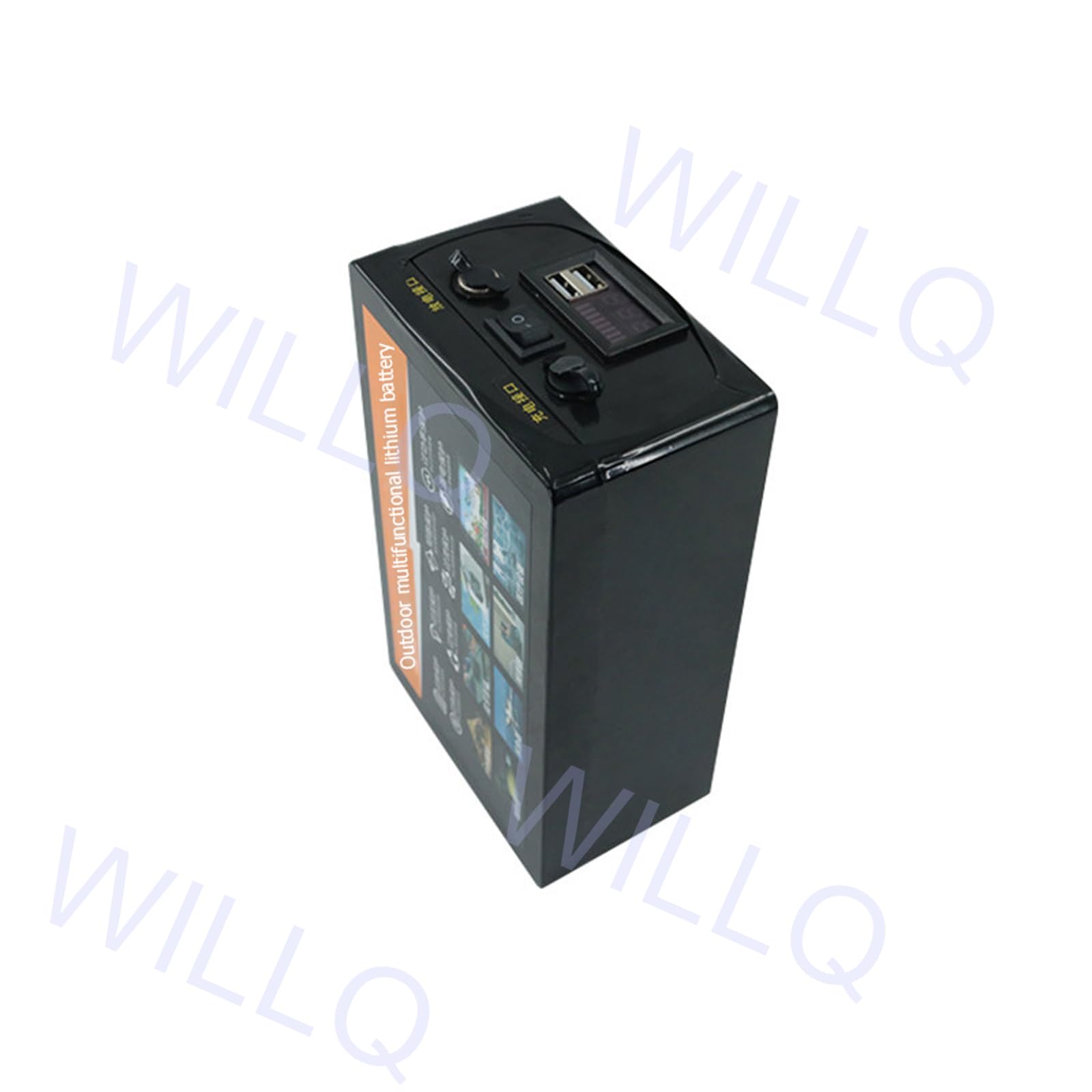 12V 20Ah 30Ah Caja de luz Batería de Litio Batería de Iones de Litio de polímero de Gran Capacidad Altavoz Lámpara de xenón LED Batería Recargable 200x120x75 mm