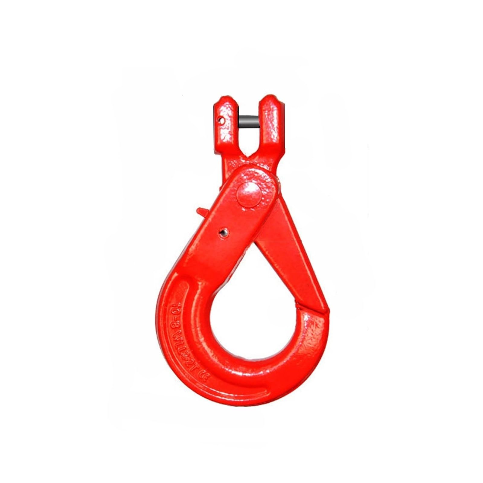 Gancio autobloccante con forcella da 1,12-31,5 tonnellate, ganci di sollevamento in acciaio for carichi pesanti, ganci for catena di sicurezza for il trasporto, accessorio for rigging(2ton load)