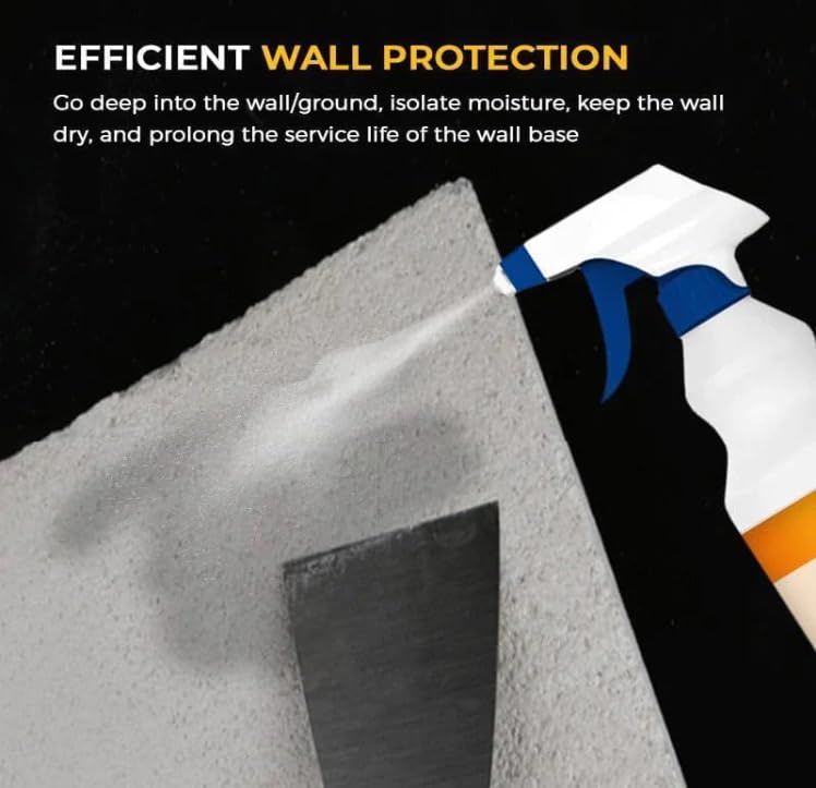 Concrete Crack Filler,Sand Fixing Agent Agent, Sand Fixing Agent Wall Protection Spray,Anti-Sand Base Surface Reinforcement, Multiuse Invisible Waterproofing Agent (2pcs)