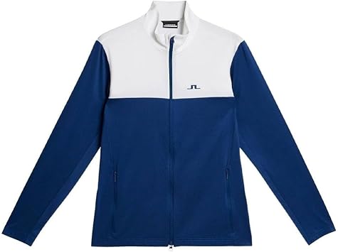 2024 J.Lindeberg Banks Mid Layer Golf Jacket Estate Blue X-Large