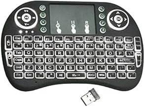 ghfcffdghrdshdfh I8 Écran tactile Tricolor Backlight Keyboard Mini clavier sans fil