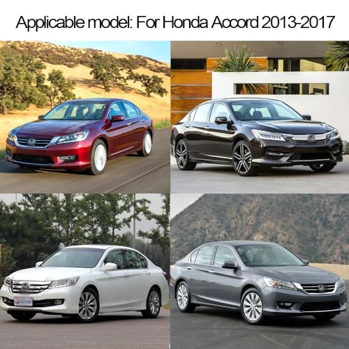 4PCS Rain Guards Side Window Visor Vent Outside Mount Fits for Honda Accord 2013 2014 2015 2016 2017 4 Door Sedan by Bocarmo - Used condition - Image 4