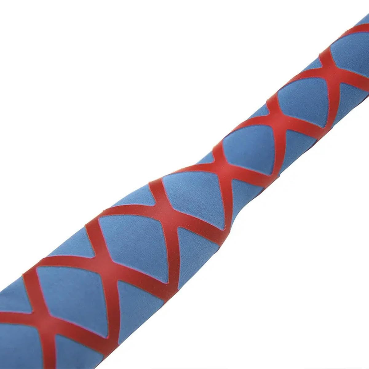 3 Guaina termorestringenti antiscivolo doppio colore diametro 20/22/25/28/30/35 mm isolamento protezione impermeabile antiscivolo per canna da pesca giallo rosso diametro 30 mm 1 m