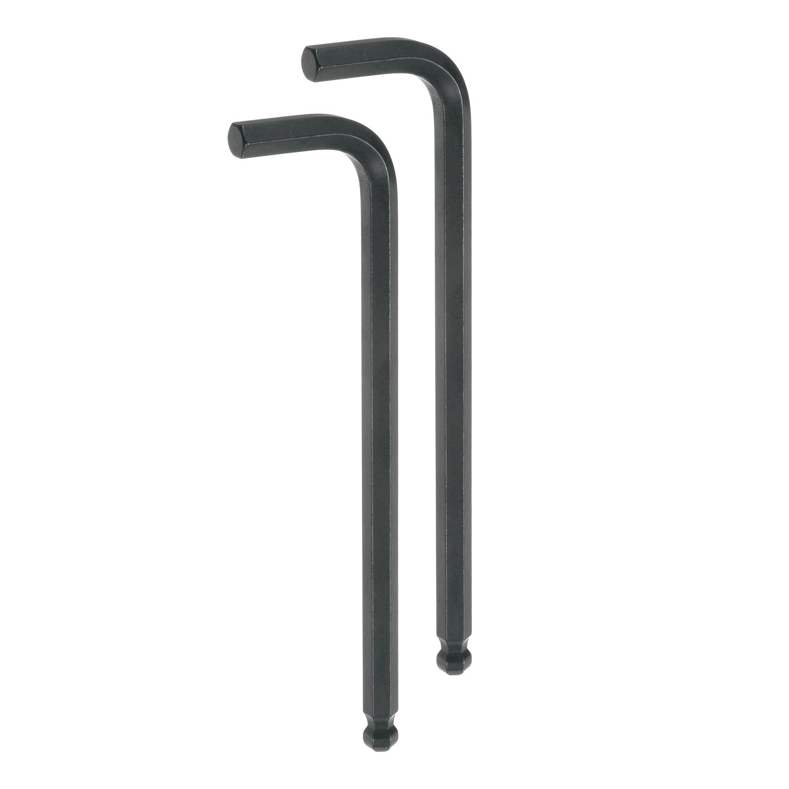 HARFINGTON 2pcs Ball End Hex Key Wrench 8mm L-Shape Long Arm Hexagon Metric Wrenches Chrome Vanadium Steel Repairing Tool for Home Repair Black