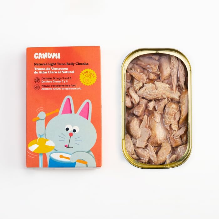 Canumi Ventresca de Atún al Natural para Gatos 120g