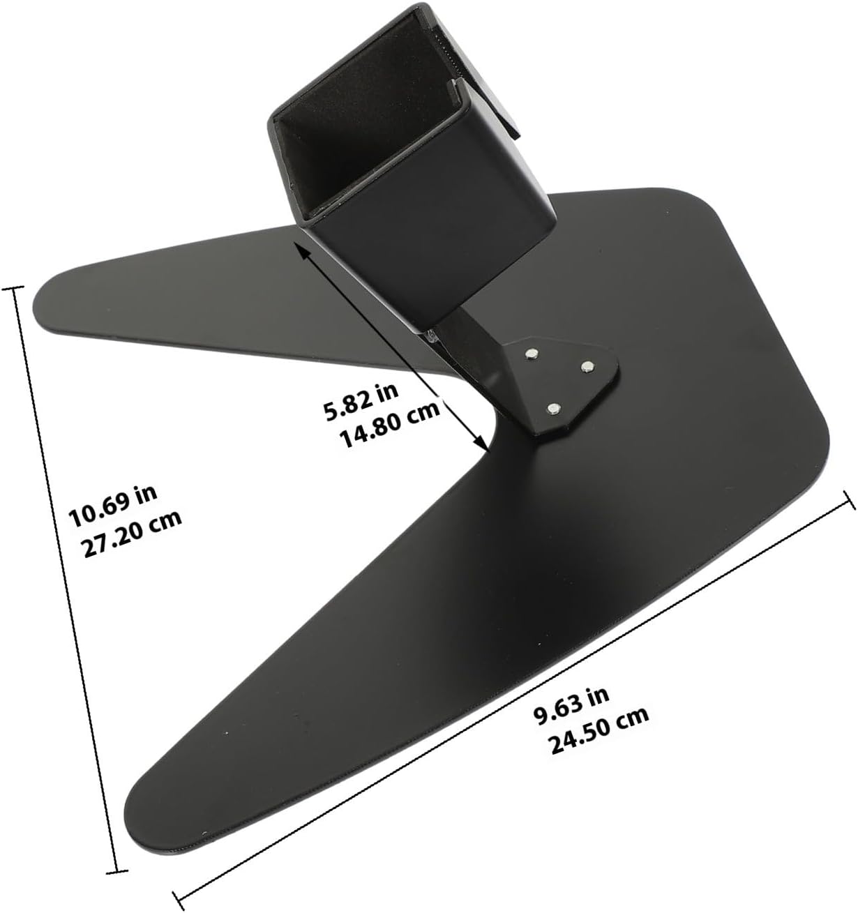 Iron Music Instrument Holder Stand for Euphonium, Black Steel Storage Rack for Digital Wind Instruments, School and Desktop Display Organizer