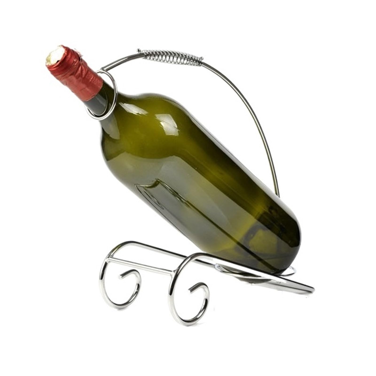 SDA287MZ Storage Portable Wrought Iron Wine Rack for the Living Room
