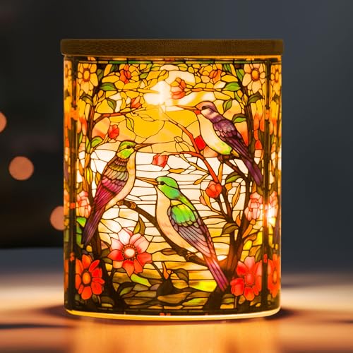Macorner Hummingbird Tea Light Holder Gift for Women - Birthday Gift for Friend, Mom, Wife, Grandma, Coworker - Inspiration Home Decoration - Sympathy Memorials Beaverement Gift Decor