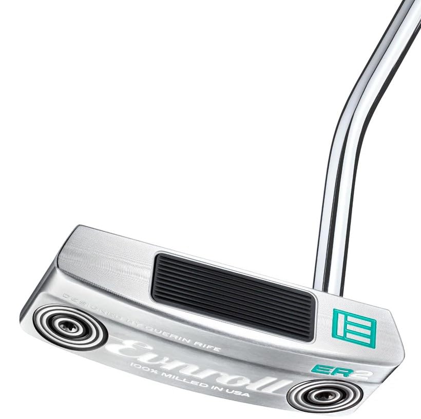 Evnroll Putters Women's Golf Neo Classic ER2 MidBlade Satin Silver, Right Handed, 32