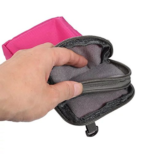 Pt Universal Multipurpose Case Pouch Nylon Sporty Smartphone Holster Belt Clip Waist Bag For Iphone 11 Pro Max X Xr Xs Max 8 7 6 Plus Samsung Galaxy S8 S9 Plus S7 Edge Note 8,9 (Pink) #TOP6