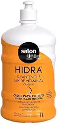 Salon Line, Creme de Pentear, Hidra, Hidratação Intensa, Vegano - Para Todos Os Tipos De Cabelo, 1 L