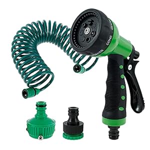 Tuinslang Tuinslang Expandable 7.5-30m Hogedruk Car Wash Plastic Flexibele Waterslang Met Spray Voor Watering (Color : 7.5 m)