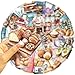Cute Baking Stickers for Adults,Teens,Kids, 50PCS Realistic Bakery PET Transparent Waterproof Stickers Pack for Water Bottles,Laptop,Scrapbook, Bakery Themed Party Decorations (Baking)