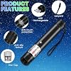 Rechargeable Green Laser Pointer High Power, Long Range Green Beam Laser Pointer with Star Cap for Astronomy, Architecture, Outdoor Adventures