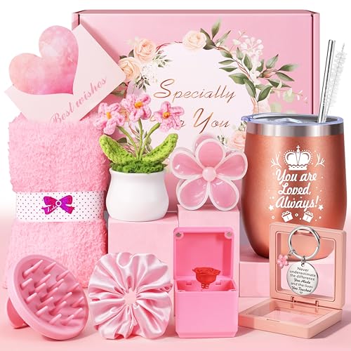 LIVEHITOP Birthday Gifts for Women Birthday Presents for Her Unusual Hampers Pamper Self Care Gifts Relaxation Bath Sets for Friends Mum Wife Girls Sister