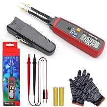Parasitic Draw Fuse Tester, Parasitic Draw Monitor, Digital Smart SMD Tester for Mini, Maxi & ATC Fuses Live Current Readings Up to 80A, 6000 Counts Auto Ranging Black
