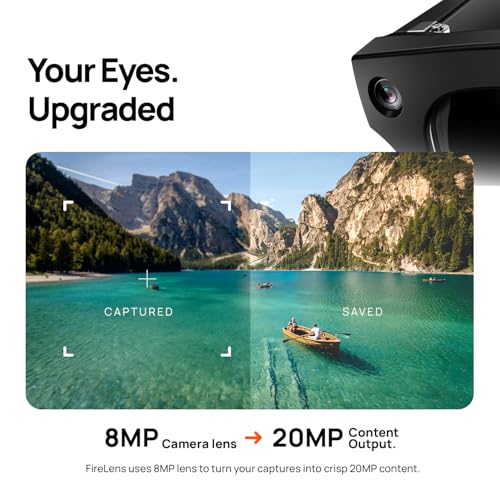 Image of Fire-Boltt Fire-Lens F2 AI Camera Smart Glasses, 8MP Camera, Hands-Free Photo & Video, Vision AI, 32GB Storage, Open-Ear Audio, Voice & Touch Control
