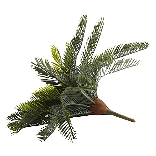 Nearly Natural 13” Cycas (Set of 2) Artificial Plant, Green, 2 Count
