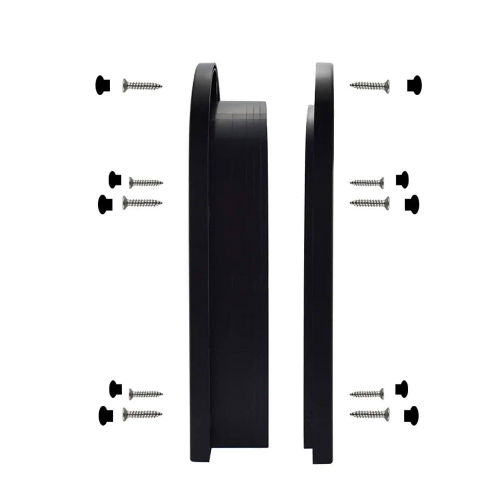 Gattaiola per gatti Finestra magnetica for zanzariera for cani e gatti for animali domestici, for accessori for cancelli ad arco in plastica ABS in legno per Porta(Black)