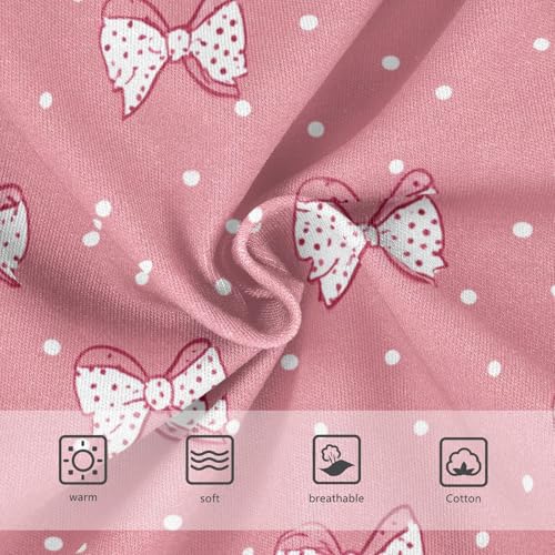 Wusikd Bows Dots Girls' Underwear Cotton Girls Briefs Soft Toddler Underwear 2T3