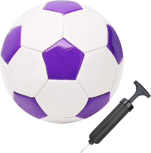 Balón de fútbol tamaño 3,4,5, regalo de entrenamiento de práctica para niños y niñas, viene con bomba y aguja