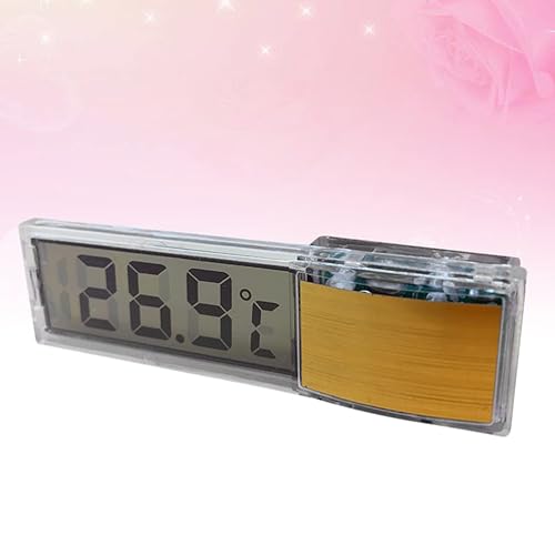 Miniatura 7 de balacoo Termómetro de acuario Termómetro de tanque de peces, temperatura digital de terrario de agua con ventosa para peces reptiles lagarto tortuga