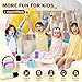 Koolcover Mini Karaoke Machine for Kids Adults, Portable Bluetooth Speaker with Wireless Microphones,Toys Birthday Gifts for Girls Ages 4, 5, 6, 7, 8,9,10,11,12+ Family Home Party (Beige)