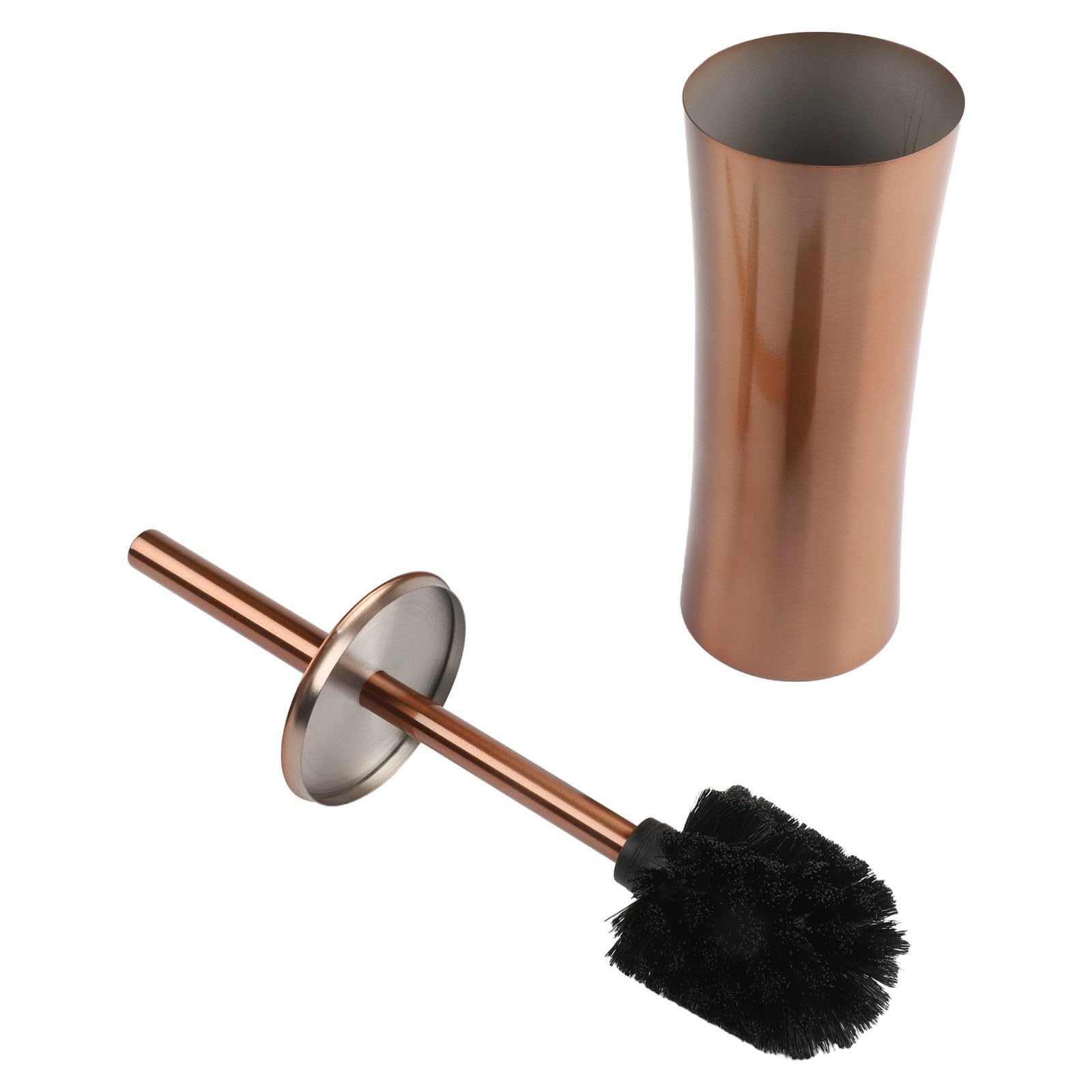 Brosse de toilettes dorée en inox 201 avec support chic