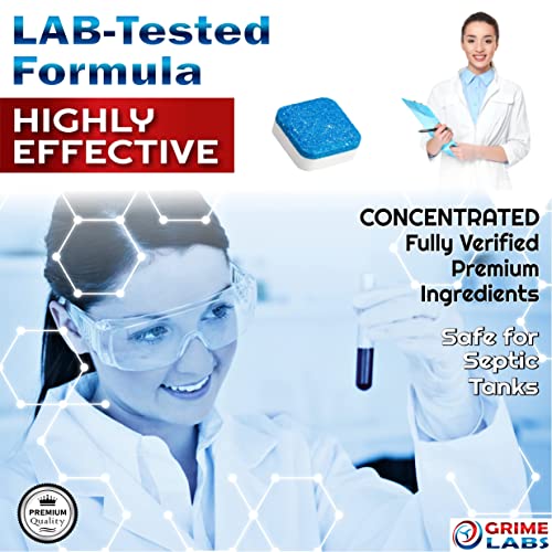 Image of Washing Machine & Dishwasher Cleaner Tablets Bundle - 12-Month Supply | Deep Cleaning & Deodorizing Tablets for Dishwashers & Washing Machines | 48-Tablet Set - Value Pack