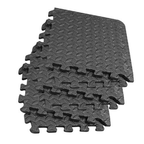 Tapis de sol en mousse à grain de feuille antidérapant et modulable