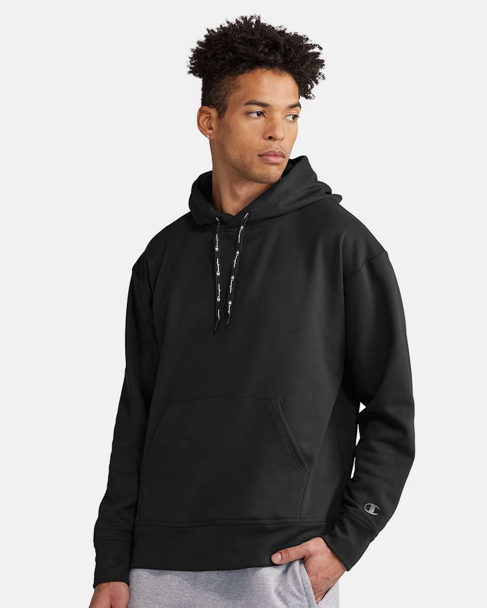 Champion Męska sportowa bluza z kapturem, świeża oliwka, XXL, Świeża oliwka, XXL