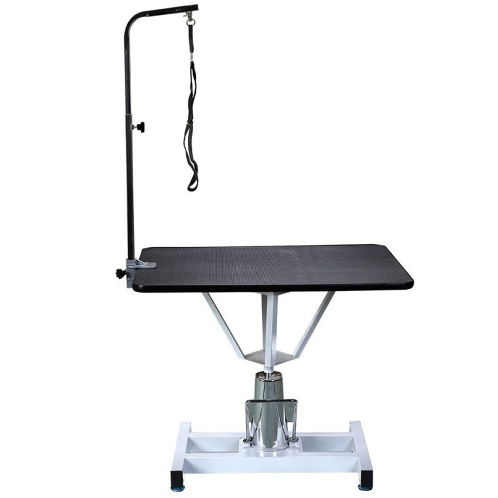 XQZMZSCP Pet Hydraulic Lifting Grooming Bed Enhanced Ergonomic Plastic Edging Runs Smoothly and The Surface is Non-Slip for