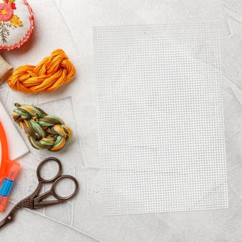 Malla de plástico rígido Mikinona 30x20cm para punto de cruz, rejillas DIY (6 piezas) 4