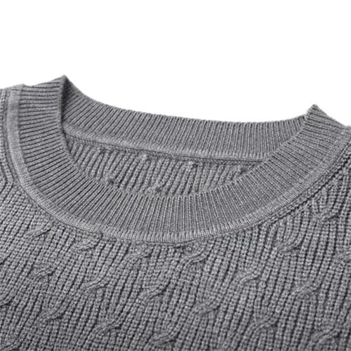 Men Wool Knit Tops Sleeveless Jumpers Pullover O Neck For Sweater3