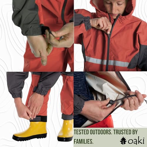 OAKI Rain & Trail Suit - Adult One Piece Rain Suit3
