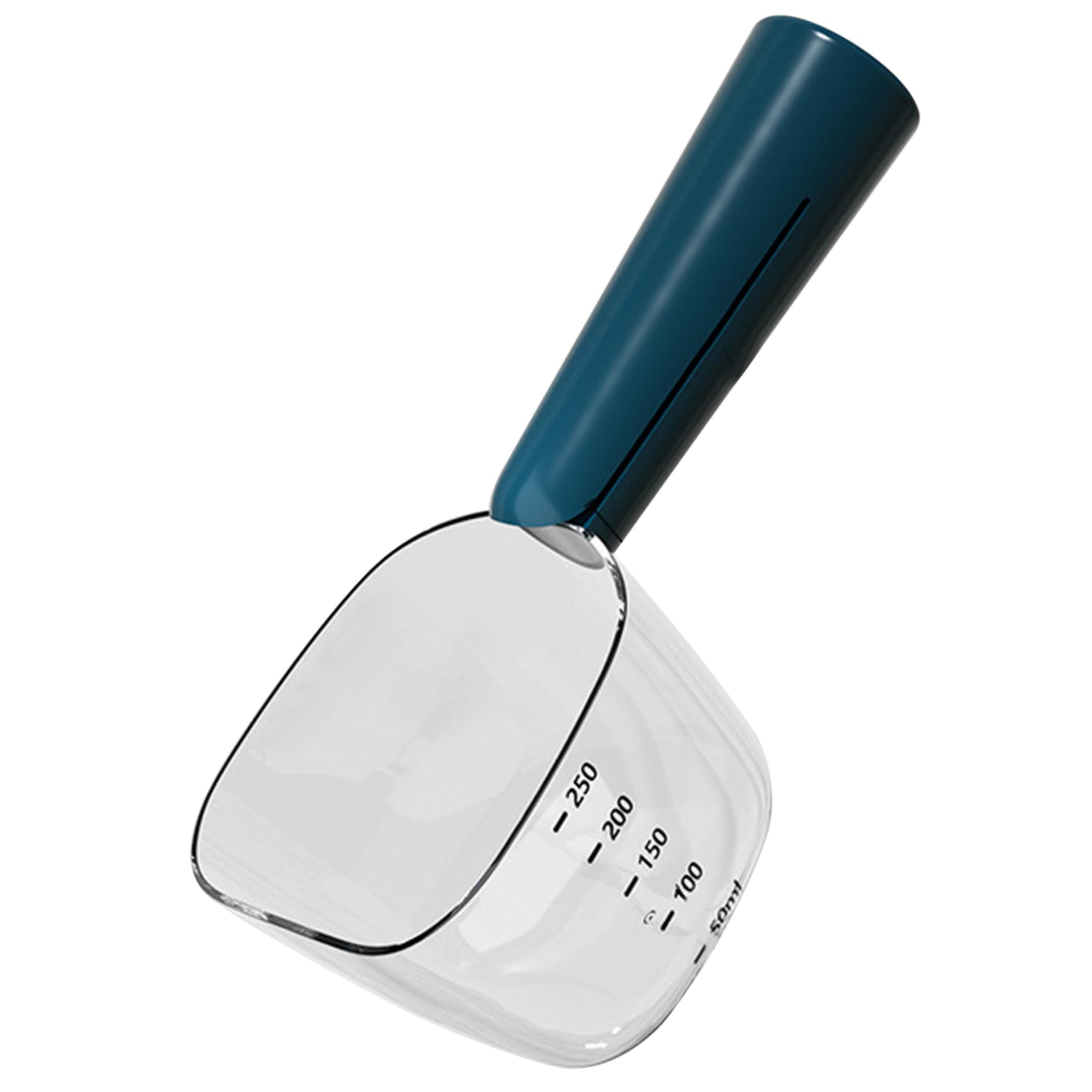 Taza Medidora de Comida para Perros con Escala, Cuchara Precisa de Comida para Mascotas con Clips para Bolsas de Comida para Perros, Cuchara Multifuncional de ABS para Comida de Gatos para