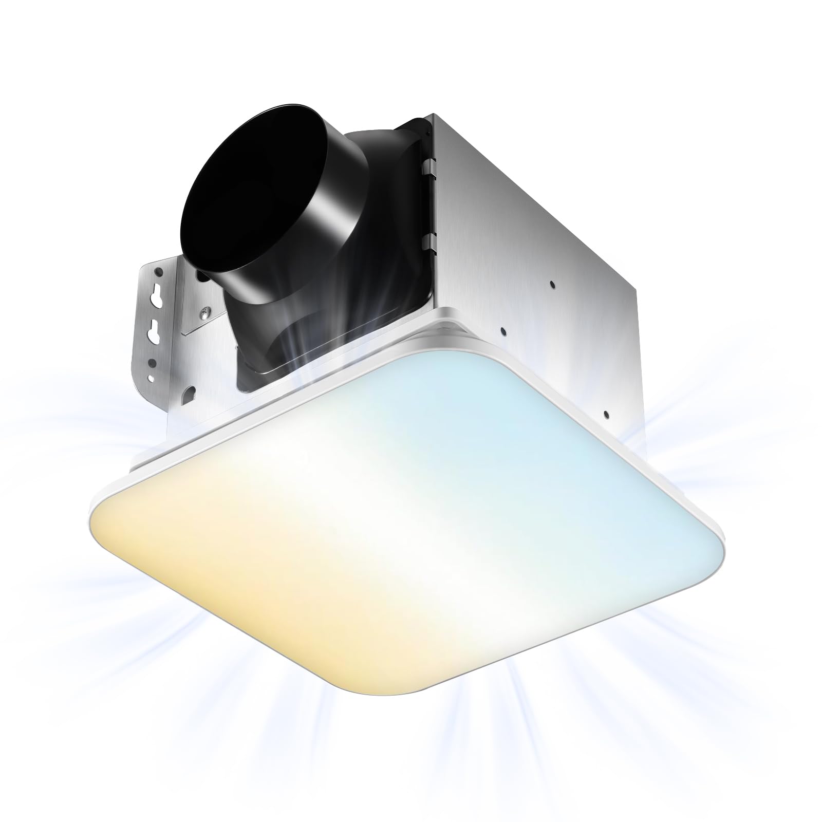 JOEAONZ Bathroom Exhaust Fan with Light