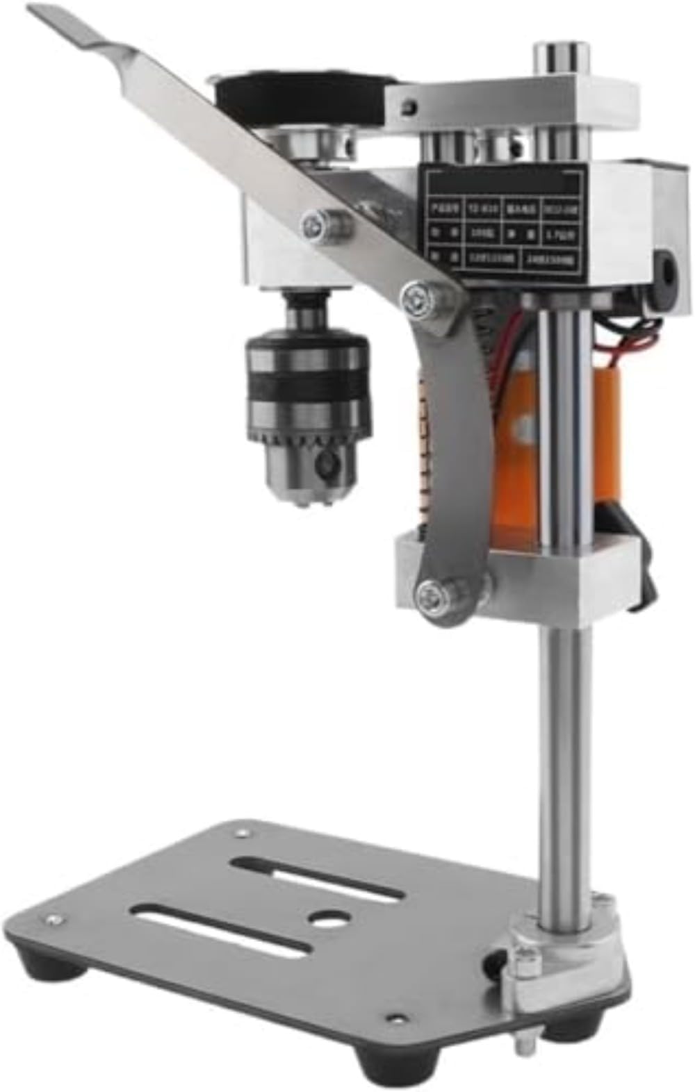 Desktop High-Precision Multi-Function Mini Electric Bench Drill 180 Watt High-Power Precision Bench Drill for Metal and Wood DIY Jewelry Making Crafts Portable Driller with Effective Reduction of