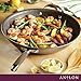 Anolon Advanced Hard Anodized Nonstick Frying Pan / Fry Pan / Hard Anodized Skillet with Helper Handle - 14 Inch, Brown,84121,Bronze