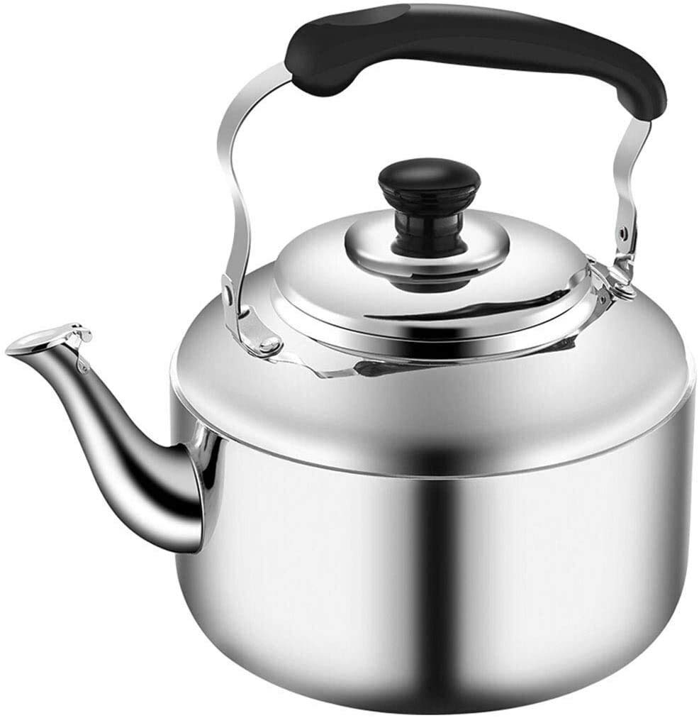 Théière sifflet induction cuisinière à gaz acier inoxydable 6L SHISHI