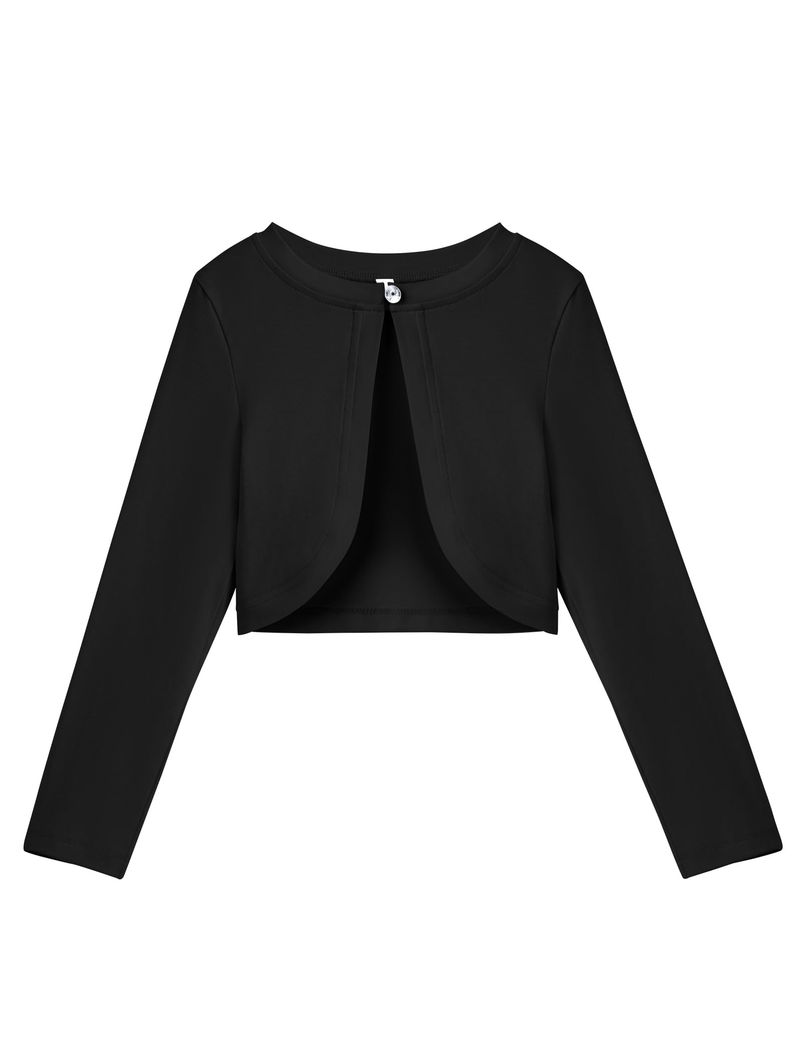 Arshiner Cárdigan para Niña Festivo Bolero de Algodón Chaqueta de Comunión con Botón de Diamante 5-13 años — view 9
