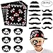 Produktbild Tacobear 24pcs Piraten Kostüm Zubehör Piraten Party Mitgebsel Kinder Piratenkapitän Augenklappe Piraten Bandana Kopftuch Falsche Schnurrbärte für Kinder Jungen Kindergeburtstag Mitgebsel