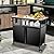 Sidasu Heavy Duty Outdoor BBQ Grill Cart with Storage, BBQ Prep Table, Triple-Shelf Multi-Functional Grill Table on Wheels and Handle - Perfect for Patio, Backyard and Outdoor Grilling