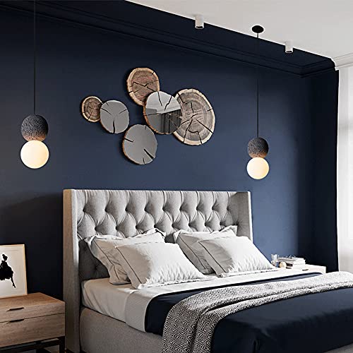 Lámpara de araña gris moderna G9 esférica para sala y dormitorio 6